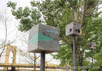Birdhouses are part of new public art on Allegheny River