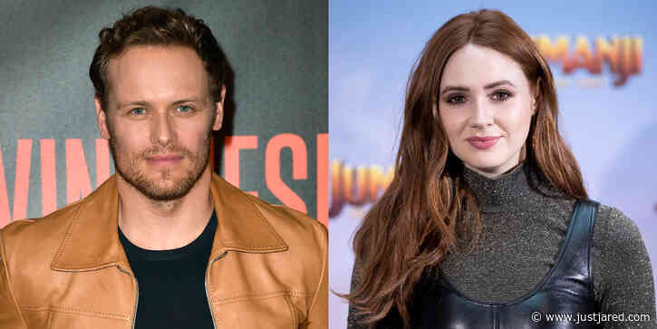 Karen Gillan Is Finally Obsessed With 'Outlander' & Sam Heughan Offers Her A Part!