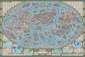 This is the entire internet, visualized as an 18th-century map of the world