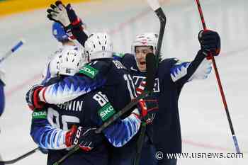US Tops Slovakia 6-1 at Hockey Worlds, Faces Canada in Semis
