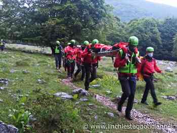 Prato di Campoli, escursionista di 58 anni soccorsa dagli operatori del Soccorso Alpino | www.linchiestaquotidiano.it - L'Inchiesta Quotidiano OnLine