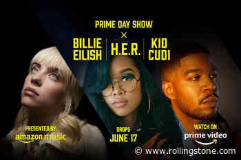 Billie Eilish, H.E.R., Kid Cudi to Perform in Amazon Prime Day Musical Event