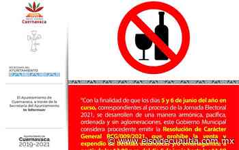 Habrá “ley seca” el sábado y domingo en Cuernavaca y Jiutepec - El Sol de Cuautla