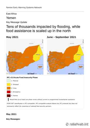 Yemen Key Message Update: Tens of thousands impacted by flooding, while food assistance is scaled up in the north, May 2021 - Yemen - ReliefWeb