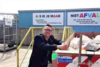 Levensgrote gedichten brengen kunst in recyclageparken Igean... (Hemiksem) - Gazet van Antwerpen Mobile - Gazet van Antwerpen