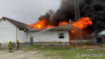 Fire that engulfed former Indian day school in Cross Lake, Man., believed to be arson: RCMP