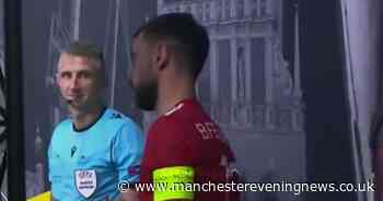 What Bruno Fernandes did at half-time of Europa League final - Manchester Evening News