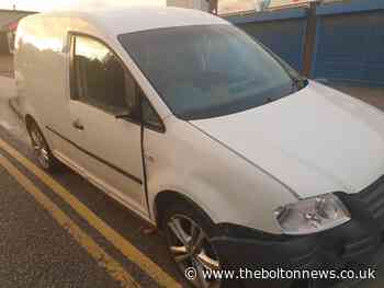 Drug driver found in damaged car in Bolton