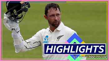 England v New Zealand: Conway hits century on Test debut as New Zealand dominate on day one