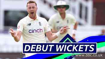 England v New Zealand: Ollie Robinson takes two wickets on Test debut