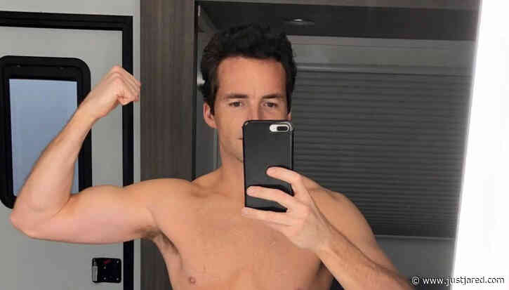 PLL's Ian Harding Shares Hot Shirtless Selfies: 'Waxed, Vaxxed, & Ready to Party'