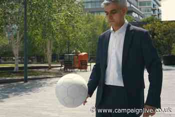 Sadiq Khan does keepy-uppies in London's Euro 2020 campaign