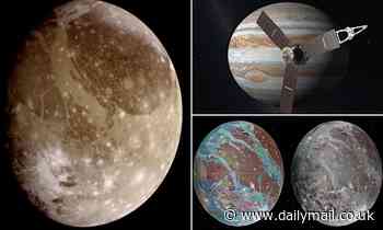 NASA's Juno spacecraft will fly within 645 miles of Jupiter's moon Ganymede on Monday