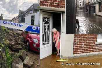 Onweer veroorzaakt op veel plaatsen overlast: meerdere straten en huizen onder water, ook vaccinatiecentrum loopt onder