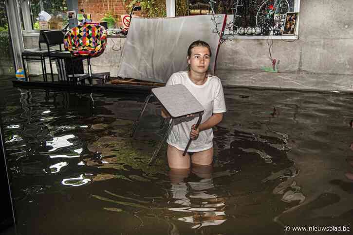 Sous-solwoning Turnhoutse familie loopt onder: “Tot heupen in het water”