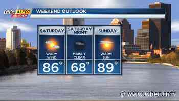 First Alert Weather: Warmer wind Saturday