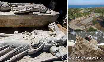 Archaeologists in Israel restoring 2,000-year-old Roman basilica complex destroyed by earthquake