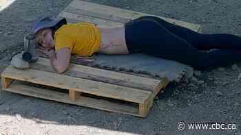 Protesters chain themselves up to protest old-growth forest logging - CBC.ca