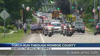 Law Enforcement Torch Run to Benefit Special Olympics passes through Monroe County