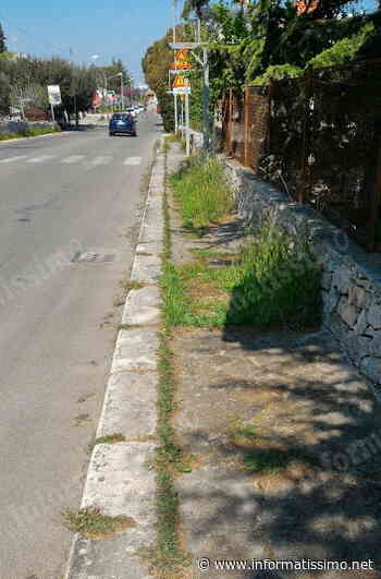 Putignano – Un nuovo marciapiede per raggiungere a piedi la Grotta del Trullo - Putignano Informatissimo