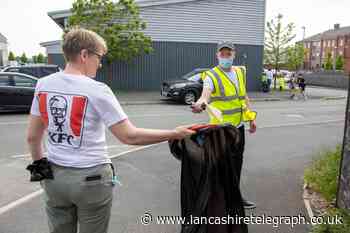 KFC Chorley on litter picking mission