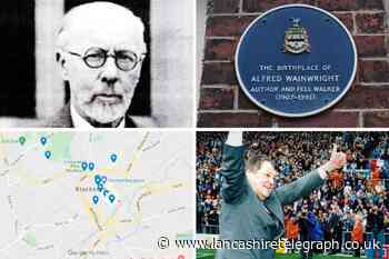 An interactive map of Blackburn's blue plaque locations