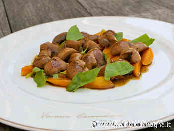 Cammerucci: rognone di vitello, carote fondenti, acetosa erba cedrina - Corriere Romagna