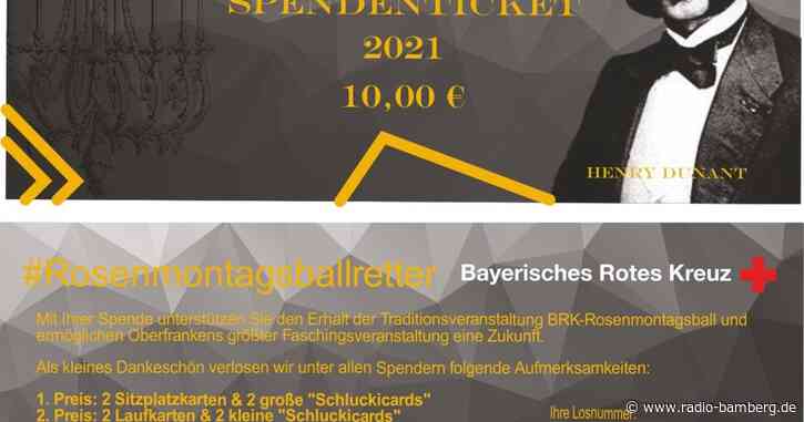 „Spendenticket“ für das BRK in Bamberg aufgelegt – Rotes Kreuz und BRK-Rosenmontagsball unterstützen…