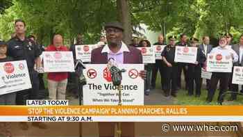 Marches and rallies planned for Saturday as part of Stop the Violence Campaign