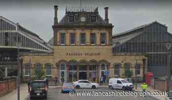 Drunk man spat at police officer while being arrested on train station