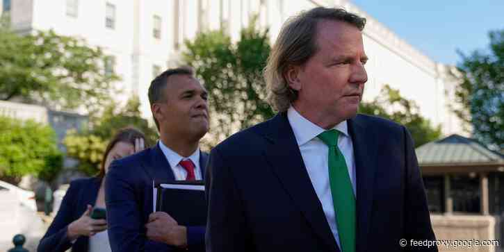 Don McGahn, former Trump White House attorney, 'was clearly distressed' by ex-president's behavior, top Democrat says after congressional testimony