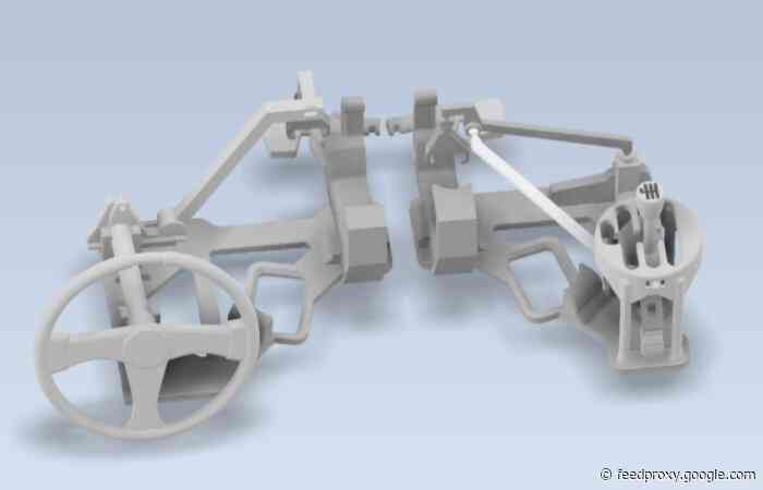 3D printed Xbox One steering wheel controller conversion kit