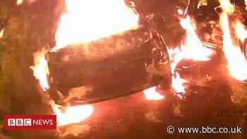 Dudley family's cars destroyed in arson attack - BBC News