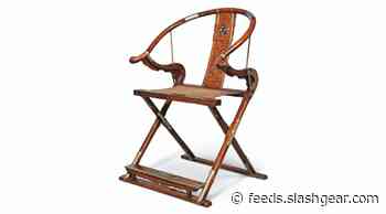 This old, rare wooden folding chair sold at auction for $8.5 million