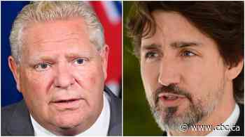 Trudeau says Ford trying to 'deflect' criticism of Ontario's COVID-19 response by slamming Ottawa