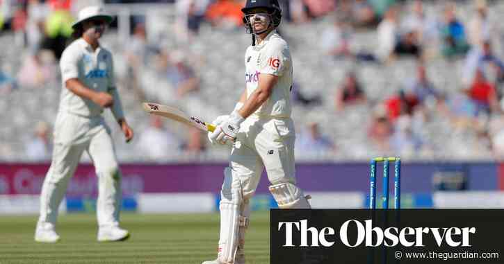 Rory Burns happy with ‘quite good day’ after his century keeps England in Test