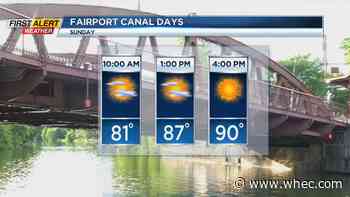 First Alert Weather: Hot &amp; sunny Sunday