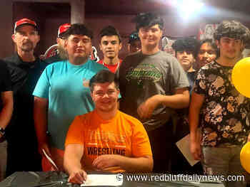 Corning wrestler Dillon Bailey signs with Iowa’s Wartburg College - Red Bluff Daily News