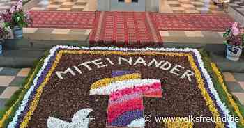 Fronleichmasteppich 2021 in Morbach - Trierischer Volksfreund
