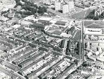 Aerial photo gives a great view of Whalley Range, Blackburn
