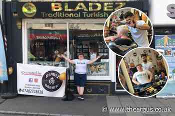 Bladez Barbers in Shoreham donating haircuts for ESTEEM
