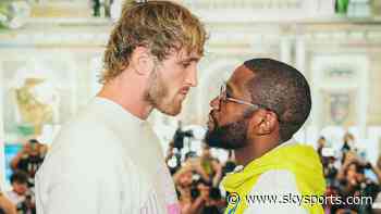 When are Mayweather and Logan Paul in the ring?
