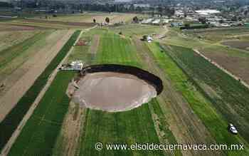 Ejidatarios de Puebla temen más socavones - El Sol de Cuernavaca