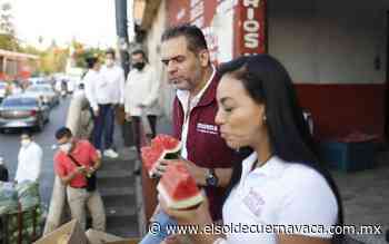Jorge Argüelles visita el mercado ALM - El Sol de Cuernavaca