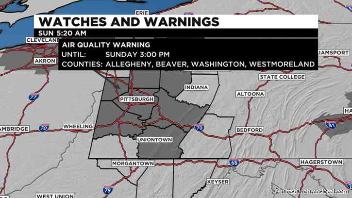 Pittsburgh Weather: Summer-Like Sunday Conditions