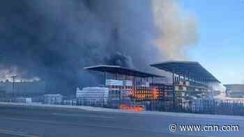 More than 200 firefighters battle massive recycling yard fire in Phoenix