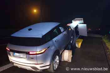 Auto ramt flitspaal op E313