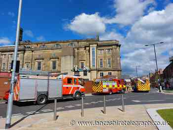Loud bang heard and smoke seen in Blackburn Town Centre