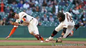 Giants' Evan Longoria out 4-6 weeks after suffering shoulder injury during infield collision