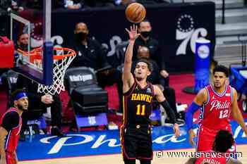 Young Scores 35, Hawks Top Embiid, Sixers 128-124 in Game 1